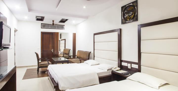 Hotel Mohan International Neu-Delhi Exterior foto